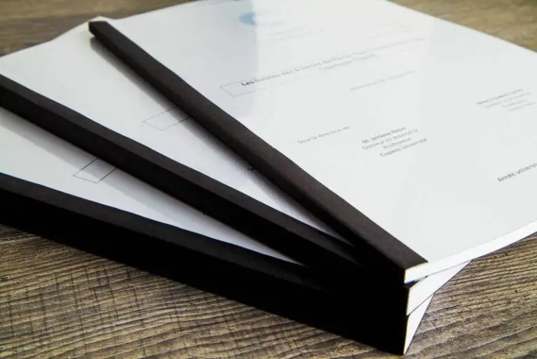 reliure thermocollée : une finition professionnelle et durable pour vos documents